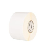 Zebra Label, PolyPropylene, 50.8x50.8mm; Direct Thermal, PolyPro 4000D, Coated, Permanent Adhesive, 19mm Core, Perforation and Bla