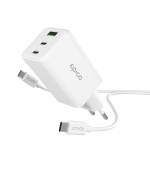 Epico GaN 65W adaptér EA65 s 1,2 m USB-C kabelem