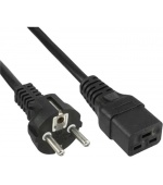 PremiumCord Kabel síťový k počítači 230V 16A 1,5m IEC 320 C19 konektor