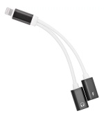 PremiumCord Adapter Lightning na 3,5mm jack audio + Lightning charging