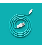 Datový kabel ALIEN, lighting, barva bílo-modrá