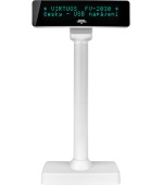 VFD zák.displej FV-2030W 2x20, 9mm,USB, bílý