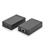 Digitus HDMI Video Extender přes Cat5 s IR ovládáním až 120 m (CAT5e / CAT6), 1080p, 3D podpora, černá