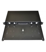 19" Optická vana  12xSC simplex černá aretace plastovým klipem