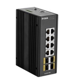 D-Link DIS-300G-12SW Industrial Gigabit Managed Switch with SFP slots