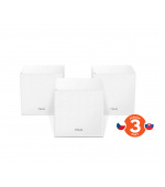 Tenda Nova MW12 (3-pack) WiFi AC2100 Tri-Band Mesh Gigabit system, 9x GLAN/GWAN, SMART CZ aplikace