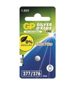 GP 377F1 Ultra Plus (SR66, 6.8 x 2.6 mm) - 1 ks