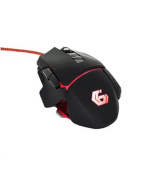 Gembird Myš MUSG-06, herní, optická, programovatelná, 4000DPI, USB