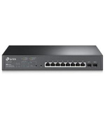 TP-Link TL-SG2210MP JetStream Switch, 8x GLAN PoE+, 2x SFP budget 150W, OMADA SDN