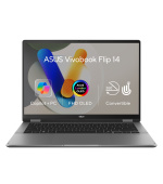 ASUS Vivobook Flip 14 OLED/TP3407SA/U5-226V/14"/WUXGA/T/16GB/512GB/Arc 130V/W11H/Gray/2R