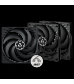 ARCTIC P12 Slim PWM PST – 120mm Pressure optimized case fan | Slim profile | PWM controlled speed wi