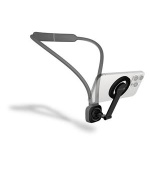 CONNECT IT MagSafe POV magnetický držák telefonu na krk ŠEDÝ