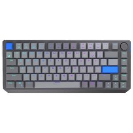 Endorfy Thock V2 75% Wireless Klávesnice,herní,bezdrátová,mechanická,Endorfy Yellow,US lay.,75%vel.,ARGB,hliník.,BT,2,4GHz,USB,šed
