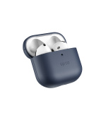 Epico kožené pouzdro pro AirPods 4/4 s ANC - modrá
