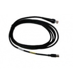 USB kabel pro Stratos - Cable: USB, black, Type A, 4.0m (13.1’), straight, no power with ferrite