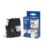 Brother - TZe-N251, bílá / černá (24mm nelaminované)