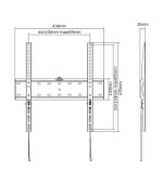 GEMBIRD Držák TV WM-55F-02, 32"-55" (40kg)