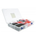 Delock Sada smršťujících se trubic ohřevem, krabice červená / černá 520 ks