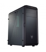 FSP/Fortron ATX Midi Tower CMT120A Black, průhledná bočnice