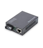 Digitus Media Converter, Singlemode, BiDi, WDM Gigabit Ethernet, Tx1550nm / Rx1310nm SC connector, Up to 20km