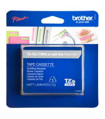 Brother - TZe-MQL35 šedá / bílá (12mm, laminovaná)
