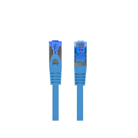LANBERG PATCHCORD CAT.6A S/FTP LSZH CCA 20M MODRÝ FLUKE PASS