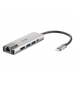 D-Link 5-in-1 USB-C Hub with HDMI/Ethernet and Power Delivery