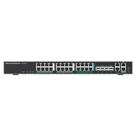 Grandstream GCC6021 all-in-one (10 Gbps VPN router, NGFW, switch 10G SPF+, a IP PBX 50 uživatelů)