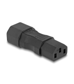 Delock Napájecí adaptér IEC 60320 – z C14 na C13, zástrčka / zásuvka, 10 A, přímý