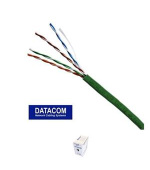 DATACOM UTP lanko CAT5E PVC 305m box zelený