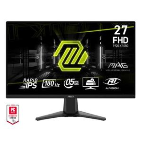 MSI Gaming monitor MAG 275F, 27" Rapid IPS/FHD/180Hz/0,5ms/2x HDMI/DP/černá