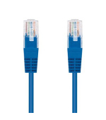 Kabel C-TECH patchcord Cat5e, UTP, modrý, 3m