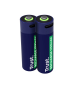 TRUST USB-C RECHARGEABLE BATTERIES 2P - AA