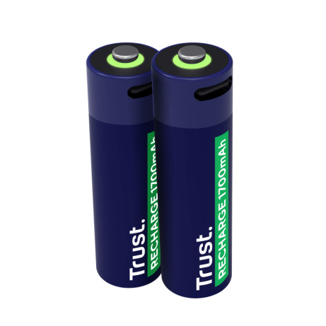 TRUST USB-C RECHARGEABLE BATTERIES 2P - AA