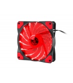 Ventilátor Genesis Hydrion 120, červené LED, 120mm