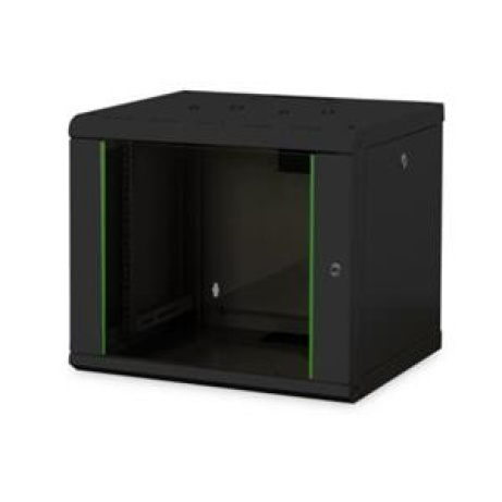 Digitus 9U skříň pro montáž na stěnu, Unique series 509x600x450 mm, barva černá (RAL 9005)