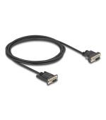 Delock Sériový kabel ze zásuvky RS-232 D-Sub9 na zásuvku D-Sub9, napájení na pinu 9, délka 0,5 m
