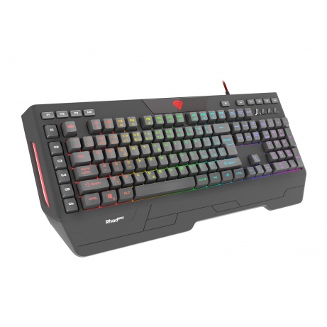 Herní programovatelná klávesnice Genesis Rhod 600 RGB, CZ/SK layout, RGB podsvícení, software