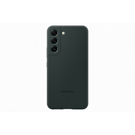 Samsung Silikonový zadní kryt pro Samsung Galaxy S22 Dark Green