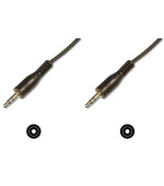 Digitus Audio propojovací kabel, stereo 3,5 mm 2,50 m, CCS, 2x0,10 / 10, M / M, černý