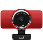 GENIUS webová kamera ECam 8000/ červená/ Full HD 1080P/ USB2.0/ mikrofon