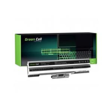 Green Cell Battery VGP-BPS13 VGP-BPS21A VGP-BPS21B for Sony Vaio VGN-FW PCG-31311M 3C1M 81112M 81212M (Silver)