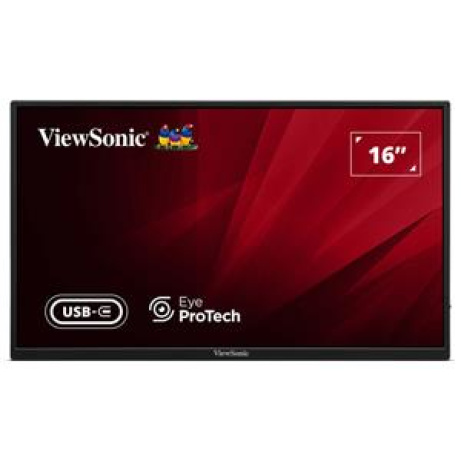 Viewsonic VA1650 přenosný 16" 1920x1080@60Hz/250cd/7ms/60Hz/HDMI/USB-C/Repro