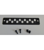 Čelo pro 19" 2U Optickou vanu pro 12xSC port