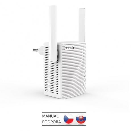 Tenda A301 - WiFi N Range Extender, opakovač 300 Mb/s, WPS, 1x LAN 100 Mb/s, 2x 3 dBi anténa