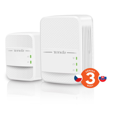 Tenda PH10 Powerline kit s extenderem WiFi AC 633 Mb/s, 2x GLAN, Homeplug AV2,