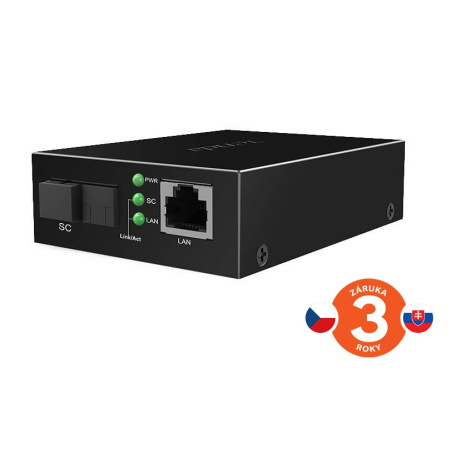 Tenda TFC300B Gigabit Media Converter WDM, SM, Tx 1310nm, Rx 1550nm, 1x SC (UPC), 1x GLAN, 3 km