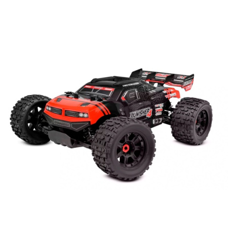 PUNISHER-4 - Monster Truck 4WD 3-4S - RTR - červená