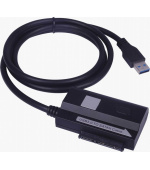 PremiumCord USB 3.0 - SATA adaptér s kabelem, napájecí adaptér
