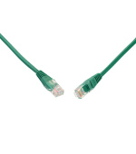 SOLARIX patch kabel CAT5E UTP PVC 5m zelený non-snag proof